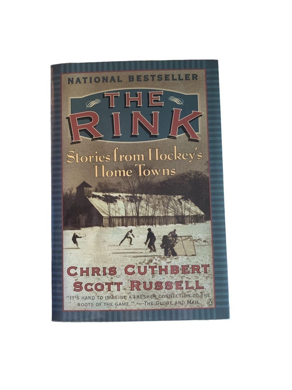 The Rink Hockey Stories Book signed by hockey players